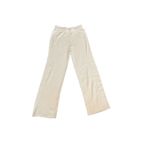 Sancia Michaela Knit Wide Leg Pants Cream XS NWT Cozy Luxe Fall Winter - Picture 5 of 12